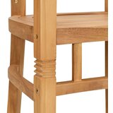  Vrtne stolice 2 pcs Smeđa 63 x 58 x 89 cm Masivna tikovina | shoptok.hr