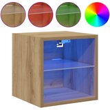 TV zidni ormarić s LED svjetlima Artisan hrast 30x28,5x30 cm | Eponuda.ba