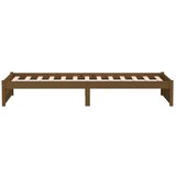  Okvir za krevet od masivnog drva smeđa boja meda 90 x 200 cm | Eponuda.com