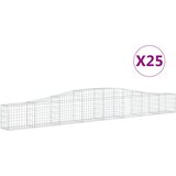  Lučne gabionske košare 25kom 400x30x40/60 cm pocinčano željezo | Eponuda.com