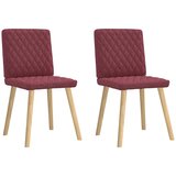 Maison Chic Jedilni stoli - Vzorci stoli 2 kosa vinsko rdeče blago A608, (22032750) | Shoptok.si