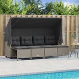 Maison Chic Seti vrtnega pohištva - Vrtna garnitura - Vrtni pohištvo set 5-delna z blazinami siv poli ratan, (21818614) | Shoptok.si