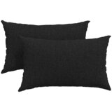  Jastučići za sofu 2 pcs Crna 50 x 30 cm tkanina | shoptok.hr