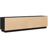 vidaXL TV ormarić s LED svjetlima crni hrast 193,5x41x50 cm | shoptok.hr