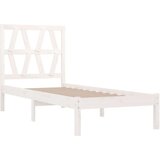  Posteljni okvir bel iz borovine 90x200 cm, (20646170) | Shoptok.si