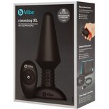 b-Vibe Analna kupa Rimming XL, Vibrirajuća, 16cm, Crna Cene