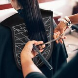 INF Silikonski frizerski plašč, profesionalni frizerski plašč za barvanje las, barvanje las, striženje in oblikovanje Black, (21838796) | Shoptok.si