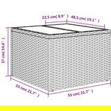  10-dijelni set vrtnih sofa s jastucima bež od poliratana | shoptok.hr