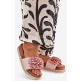 Boto Women's Platform Sandals With Decorative Flowers Pink Tessara | ePonuda.com