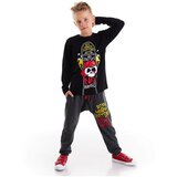 Mushi Black Skateboard Boy Pants Suit Cene'.'