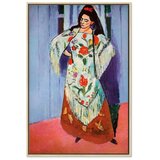  Slika - Henri Matisse – Madame Matisse with Manila Shawl 40x60 U prirodnom drvenom okviru | shoptok.hr