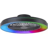 LED RGBW prigušiva plafonski ventilator MAZZARO LED/24W/230V + daljinski upravljač