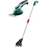 Bosch isio akumulatorske škare za uređivanje trave i grmova + nož za travu (80mm) + teleskopska drška | shoptok.hr