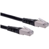 Roline 21.15.0828 RJ45 omrežni kabel\, patch kabel cat 6 s/ftp 1.50 m črna 1 kos, (20420092) | Shoptok.si