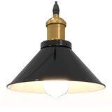 VISILICA podesiva po visini E27 sjajno crna Ø 22 cm metal | Eponuda.com