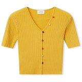 Compania Fantastica Topi & Bluze COMPAÑIA FANTÁSTICA Top 10218 - Yellow Rumena | Shoptok.si