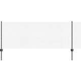 vidaXL Zavarena žičana ograda s 11 U stupovima Siva 0.8x25 m Čelik | shoptok.hr