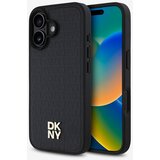 Dkny PU Leather Repeat Pattern Stack Logo MagSafe Zadní Kryt pro iPhone 16 Black Ovitek za telefon Vijolična | Shoptok.si