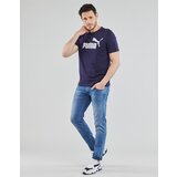 Puma Moška majica ESS Logo Tee Temno modra | Shoptok.si