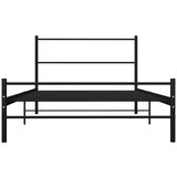  Za krevet crni metalni 100 x 200 cm | shoptok.hr
