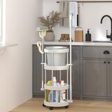 Kolica za čišćenje s košarom za pohranu aluminijska | shoptok.hr
