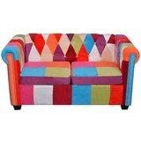 vidaXL Komplet chesterfield kavčev iz blaga | Shoptok.si