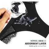Adalet Eco Period Flora Menstrual Panty Normal Black S | shoptok.hr
