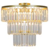 Zuma line P17127-4-GD - Zlatni plafonski luster TIFANNY 4xE14/40W/230V | Eponuda.com