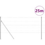 vidaXL Ograja za polje 0.8x25 m pocinkano jeklo | Shoptok.si