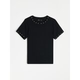 Sinsay Pamučna bluza s ukrasima | shoptok.hr