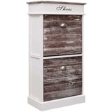 Ormarić za cipele smeđi 50 x 28 x 98 cm od drva paulovnije | shoptok.hr