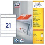 Avery Zweckform Univerzalne etikete 70 x 42,3 mm - 100/1 Cene
