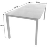 Gardenson Vrtna Miza Rina, 190x80cm | Shoptok.si