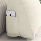  Jastuk za leđa Krema 45 x 20 x 35 cm Kordura tekstil | shoptok.hr