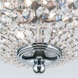 Orion dlu 1840/35 - kristalno stropno svetlo (plafon), 3x E27/40W/230V, prečnik 35 cm, hrom | Eponuda.com