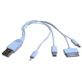 kabl za dodatnu bateriju 4 u1/za punjjenje uredjaja sa konektorima /iPhone4/Micro usb/mini usb