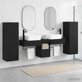  Set namještaja za kupaonicu 5 kom. Crna 33 x 34,5 x 100 cm | shoptok.hr