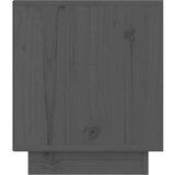 vidaXL noćni ormarići 2 kom sivi 40 x 34 x 40 cm od masivne borovine | shoptok.hr
