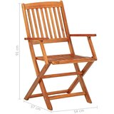  9-dijelni vrtni blagovaonski set od masivnog bagremovog drva | shoptok.hr