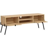 Marckeric TV omarica v hrastovem dekorju v naravni barvi 140x51 cm Ecrin – | Shoptok.si