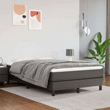  Box spring posteljni okvir siv 120x200 cm umetno usnje, (20736767) Cene