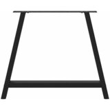  Noge za blagovaonski stol A-oblika 2 kom Crne 100 x (72-73) cm Čelik | shoptok.hr