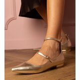 Gemre Gold flat heel pumps with buckles Ewerida | ePonuda.com