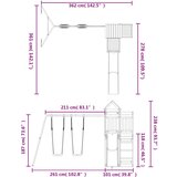 Vanjski Zunanje igralo trdna borovina, (20795287) | Shoptok.si
