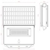 Bb Link B 1800lm CCT-Solarni LED reflektor TONIK | ePonuda.com