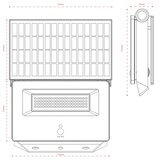  solarni reflektor tonik-b 1800lm cct IP65 Slike