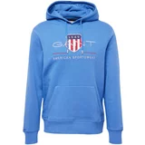 Gant Sweater majica plava / mornarsko plava / svijetlosiva / crvena