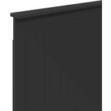  Uzglavlje s uzglavljem Crni hrast 90 cm Konstruirano drvo | shoptok.hr