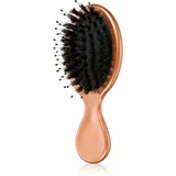 BrushArt Hair Boar bristle travel hairbrush krtača za lase s ščetinami divjega prašiča 1 kos