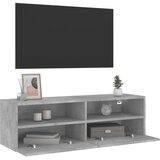  Zidni TV ormarić boja betona 100 x 30 x 30 cm konstruirano drvo | shoptok.hr